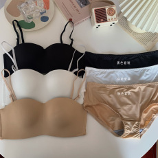 批发实拍实价 无钢圈收副乳无痕内衣小胸聚拢背心式文胸罩调整型