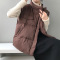2022年新款马甲羽绒服女秋冬季立领宽松背心保暖白鸭绒大气上档次轮播图4