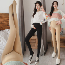 批发实拍秋冬款打底肤色加毛2000D锦纶龙抓毛<b class='q'>孕妇</b><b class='q'>加</b>薄绒打底袜裤托腹