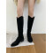 秋冬新品 韩国尖头复古绒面弹力长筒瘦瘦靴  跟高4.5cm轮播图2