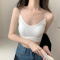 韩版2022新款修身设计感双肩带性感内搭外穿小吊带背心女夏季裹胸轮播图4