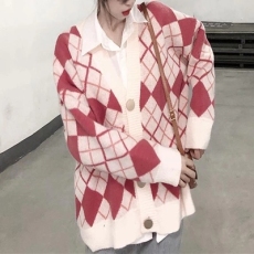 批发外套女设计感小众春季秋2025新款韩系高级慵懒风别致针织开衫