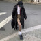 实拍 画解JUISWAH 韩剧女 羽绒棉服连帽过膝中长款羽绒服保暖外套轮播图3