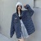实拍蝴蝶结格子甜酷牛仔外套女秋2022新美式复古设计感长袖上衣潮轮播图2