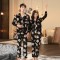实拍   情侣睡衣维尼熊金丝绒240g长袖女M-XXL40男L-3XL42轮播图1