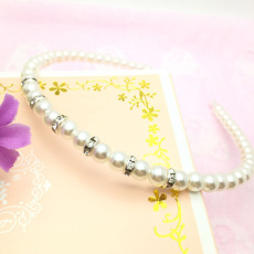 批发实拍钻发箍 儿童发卡 新款时尚珍珠头箍 发饰头饰