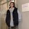 实拍#2022冬季新款牛仔马夹羊羔毛加厚外套女背心轮播图1