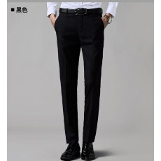 批发青年男士四季正装上班西裤休闲裤男高弹力九分西装裤男弹力免烫