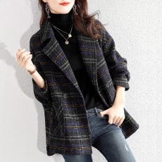 批发西装短外套<b class='q'>女</b>士装春秋冬季2026年新款小个子时尚洋气西服风衣上衣