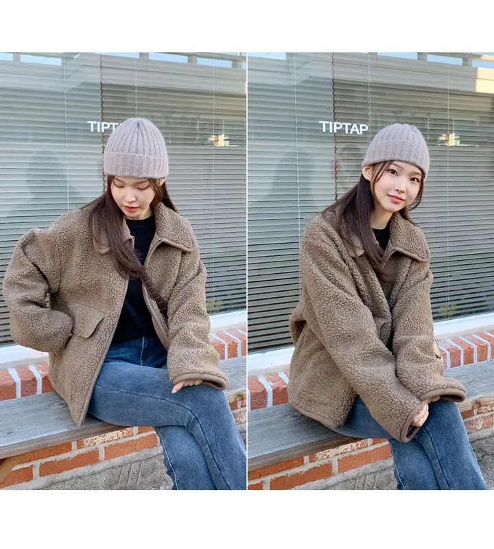 양털 아우터 (3color) 상세 이미지 3