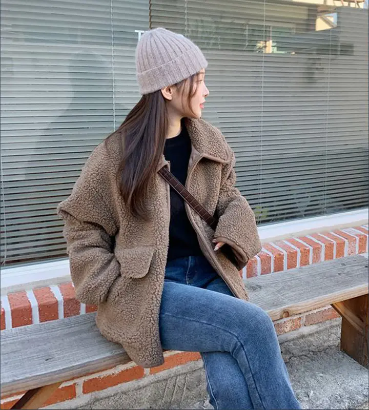 양털 아우터 (3color) 상세 이미지 4