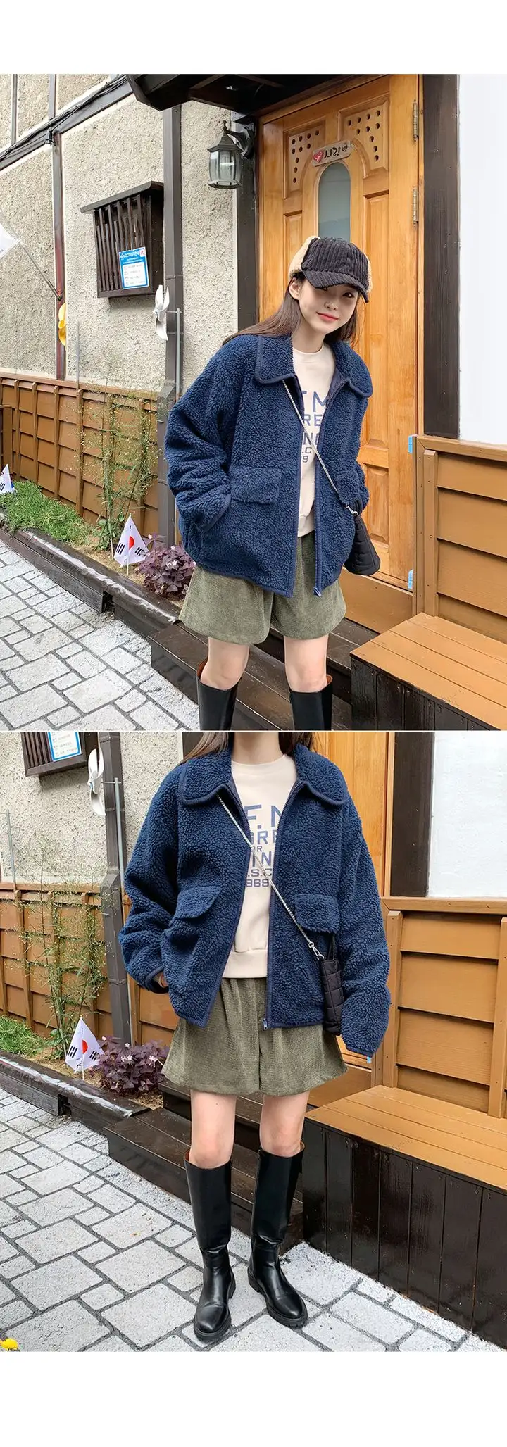양털 아우터 (3color) 상세 이미지 9