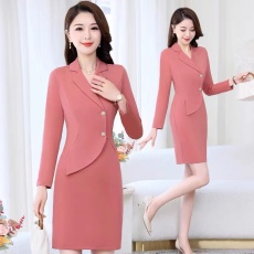 批发秋季长袖<b class='q'>职业装</b>连衣裙女2026新款春秋气质OL包臀打底内搭一步裙子