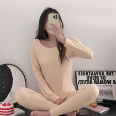 批发日系<b class='q'>甜美</b>简约恒温美肤德绒保暖套装秋冬新睡衣女网红爆款家居服