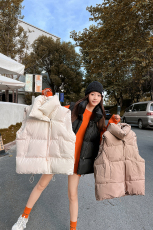 实拍马甲女秋冬新款韩版宽松百搭羽绒棉马夹背心坎肩外穿短款外套