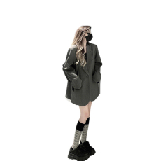 西装外套女2022年春秋休闲新款设计感小个子高级气质宽松韩版上衣