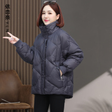 批发羽绒棉衣棉服女2026年新款<b class='q'>时尚</b>爆款冬装轻薄大码妈妈短款棉袄外套