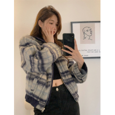 批发实拍实价  酷飒<b class='q'>街头</b>小香风加厚辣妹夹棉夹克外套