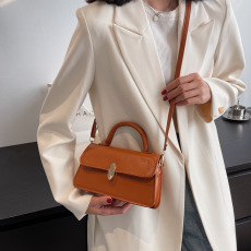 批发通勤手提包女包2022新款纯色<b class='q'>时尚</b>单肩包斜挎包<b class='q'>欧美</b>复古小方包bags