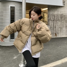 批发<b class='q'>时尚</b>韩版面包服直播爆款立领棉衣女2023冬季加厚棉服短款外套