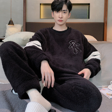 批发ls练盛 量多价优 2022 新款冬季 280g长毛绒L--3XL #居家服套装