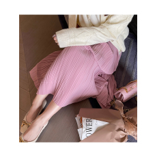 批发TAKIYA <b class='q'>复古</b>高腰百褶裙女2026新款法式飘逸垂顺褶皱a字中<b class='q'>长裙</b>子