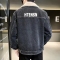 羊羔毛领牛仔外套男潮牌冬季加绒加厚保暖工装棉服男韩版潮流棉衣轮播图4