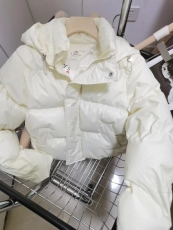 JustQin好rua到爆的小奶包二代保暖显瘦90白鸭绒短款羽绒服女