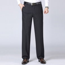 批发中年男士休闲长裤子春秋季中老年人男裤宽松西秋冬裤爸爸装西裤