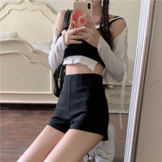 批发实拍实价加厚百搭打底裤女修身可外穿紧身弹力高腰防走光安全靴裤