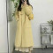 kiss服饰冬日恋歌JH8989牛角扣羽绒呢子大衣轮播图4