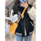 2022新款春秋美式休闲vintage棒球服加绒加厚韩版宽松外套女秋冬轮播图4