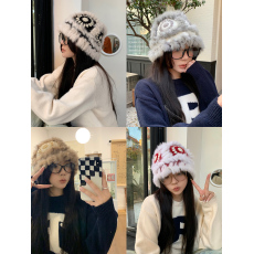 批发实拍实价 秋冬针织毛绒渔夫帽<b class='q'>可爱</b>醒狮帽