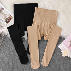 批发2022秋冬实拍实价中厚光腿神器女外穿肉色招财猫连裤袜大码防滑