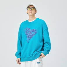 批发实拍潮牌男士卫衣秋冬纯棉宽松高街<b class='q'>嘻哈</b>圆领上衣