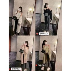 批发韩国网红秋季仿水貂绒<b class='q'>中长款</b>针织开衫毛绒外套+挖肩背心两件套女