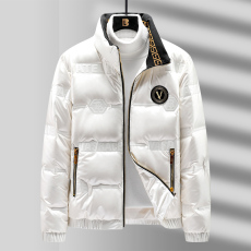 批发欧洲站2022冬季新品男士羽绒服外套男加厚保暖潮牌立领时尚装