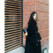 赫本风黑色呢子大衣女2022新款冬小个子牛角扣高级感韩系毛呢外套轮播图3