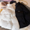 实拍冬装棉衣棉服女2022年新款oversize情侣加厚面包服潮轮播图5