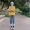 大码女装秋冬季套装女2022新款高级感温柔风麻花毛衣牛仔裤三件套轮播图4