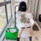 新氨棉250克+发泡3D立体印花字母后包领女童卫衣春秋2022新款轮播图5