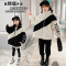 女童秋冬韩版2新款儿童羊羔绒黑白相拼外套毛毛衣洋气上衣外套轮播图1