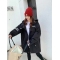 请联系档口获取打包价印花中长款宽松潮牌夹克外套女轮播图4