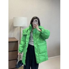 批发新款时尚<b class='q'>修身</b>中长款 保暧羽绒服 美美哒冬季大品袋装饰