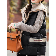 批发<b class='q'>欧洲</b>站2025年大码新款加厚连帽棉服服马夹外套宽松胖妹妹女装冬季