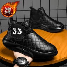 批发2022冬季新款<b class='q'>韩版</b>潮流高帮男鞋潮鞋棉鞋货号