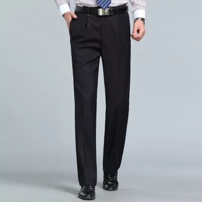 2022春夏男士西裤商务修身西服裤男休闲直筒职业男裤免烫正装裤