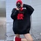 红色新年发财全家福卫衣女2022兔年闺蜜装情侣国潮拜年服圣诞毛衣轮播图3