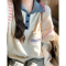 日系慵懒复古学院风polo领毛衣女秋冬2022新款艺术生奶甜长袖上衣轮播图3