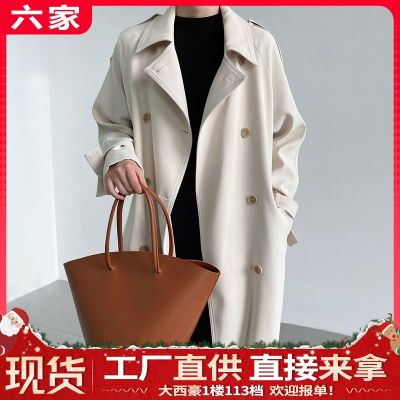 今年流行风衣外套女春秋2022年新款中长款大衣小个子高级感早秋季